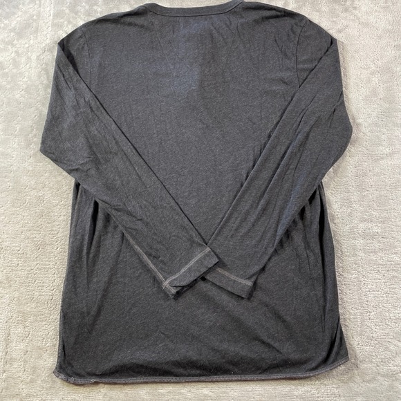 G Star Raw Granddad Henley Shirt Mens Medium Dark Gray‎ Classic Long Sleeve - Picture 7 of 10